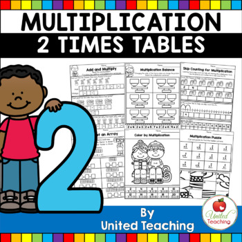 multiplication 2 times table teaching resources tpt