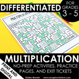 Multiplication Worksheets No Prep Printables - Practice an