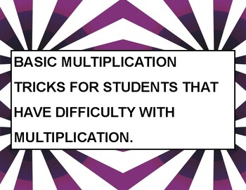 Preview of Multiplication Notebook Help Guides