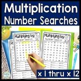 Multiplication Number Searches (x 2 thru 12) What a FUN Mu