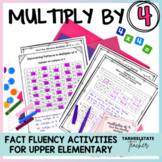 Multiplication Facts Practice and Activities 4 Times Table
