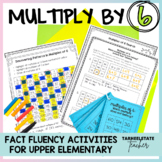 Multiplication Facts Practice and Activities 6 Times Table