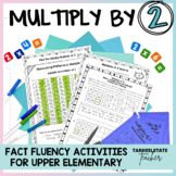 Multiplication Facts Practice Activities Doubles, 2 Times 