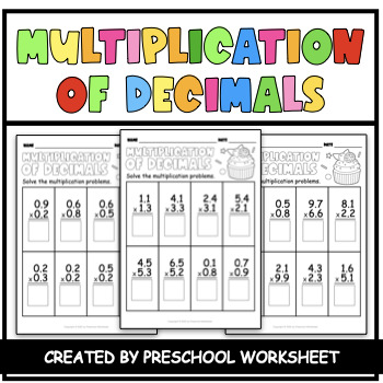 Preview of Multiplication Of Decimals