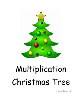 Preview of Multiplication Ornament Tree