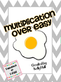 Multiplication Over Easy Center:  Multiplication Fact Flue