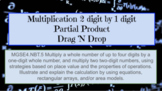 Multiplication Partial Product Drag 'n Drop (2x1) ***answe