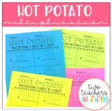 Multiplication Partner Work {Hot Potato Template} (4 versions)