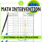 Multiplication Patterns | 3rd Grade Math Intervention Unit