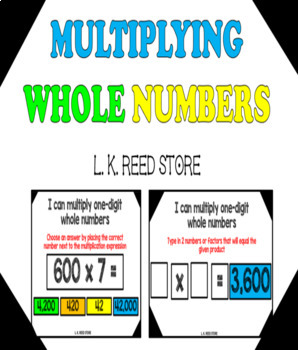 Preview of Multiplication Patterns