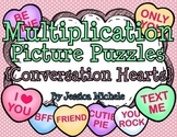 Multiplication Picture Puzzles {Conversation Hearts}