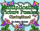 Multiplication Picture Puzzles {Springtime}