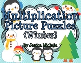 Multiplication Picture Puzzles {Winter}