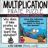 Multiplication Pirate Puzzle BOOM™ Cards | Digital Task Ca