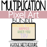 Multiplication Pixel Art - Mystery Picture ⎮Google Sheets⎮