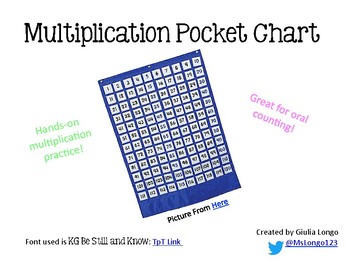 120 Pocket Chart