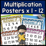 Multiplication Posters | x1 thru x12 | Skip Counting Poste