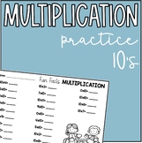 Multiplication Practice 10's