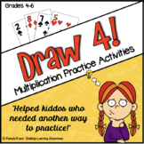Multiplication Practice Activities & Games – Draw 4