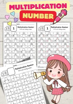 Preview of Multiplication Practice Basic Math Worksheets/1-12 Multiplication Table.