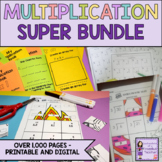 Multiplication Practice | Bundle with Games Fluency Worksheets