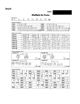 Multiplication Practice Drills and Worksheets by MaryGrace Inspirations