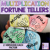 Multiplication Games | Multiplication Fortune Tellers