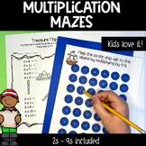 Multiplication Fact Fluency Practice - Mazes