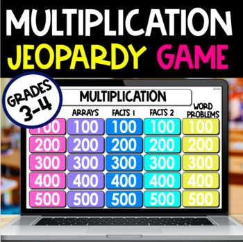 Multiplication Practice / Multiplication Jeopardy/ Multiplication Review