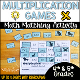 Multiplication Math Centers for Upper Elementary | Multipl
