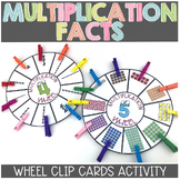 Multiplication Fact Practice Wheel Activity (Arrays, Equal