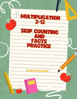 Preview of Multiplication Practice-Skip Counting and Facts Practice 2-12