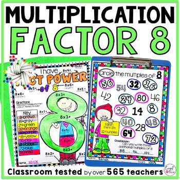 Multiply by 8 | Multiplication by 8 facts, multiply by 8 games and ...