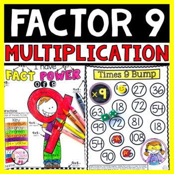 multiplication worksheets multiply by 9 by count on tricia tpt