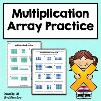 Preview of Multiplication Array Worksheets