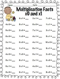Multiplication Facts Practice: x0 through x12