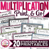 Multiplication Fact Practice - Multiplication Worksheets