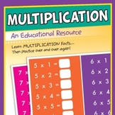 Multiplication Printable Book & MP3 Download