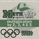 Multiplication Printable & Digital Activity - Olympics Mathlete