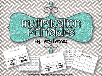Multiplication Printables