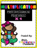 Multiplication Printables Fours Facts