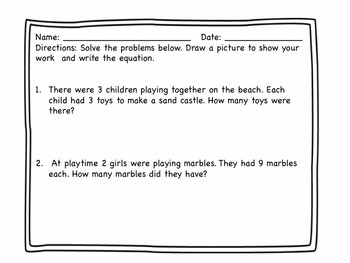 problem solving with multiplication