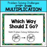 Multiplication Problem Solving Puzzles: 3rd-5th Grade w/ D