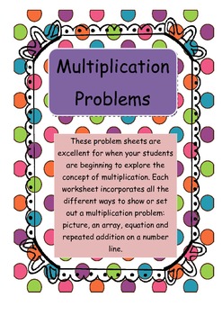 multiplication problems worksheets by mrs juggs tpt