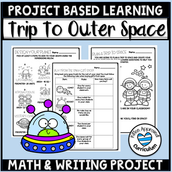 Preview of Multiplication Outer Space Project Based Learning Math PBL