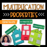 Multiplication Properties Bulletin Board Craftivity