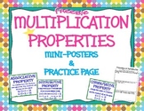 Multiplication Properties Mini-Posters