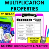 Multiplication Properties Notes & Practice | + Interactive