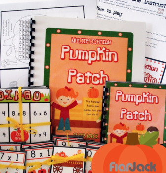 Preview of Multiplication Facts Fall Pumpkin Patch Activity Bundle