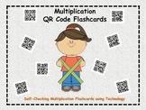 Multiplication QR Code Flashcards (self-checking activity 